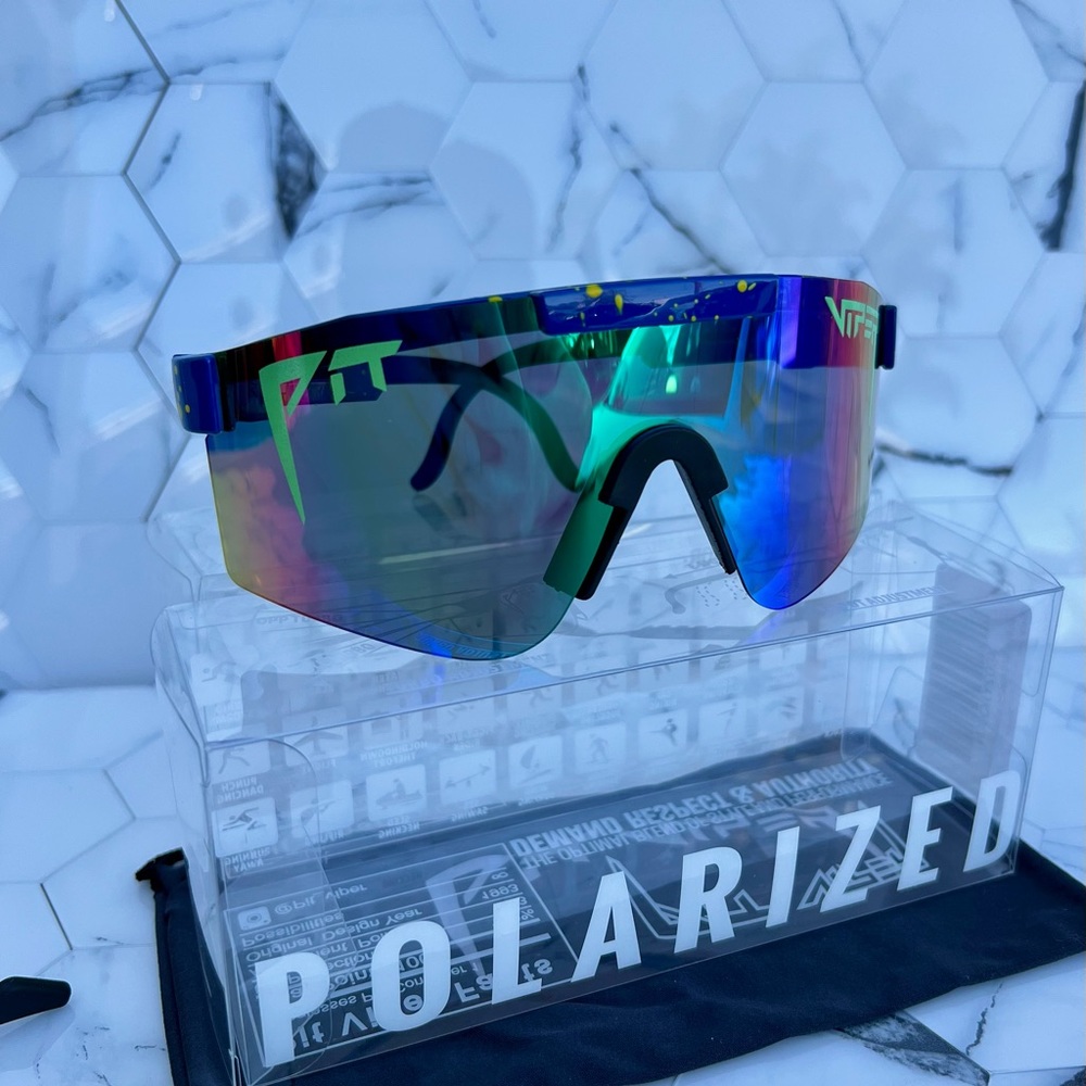 Pit Viper Polarized Men’s Sport Sunglasses Athletic Wear